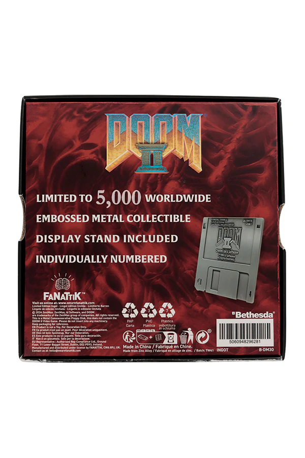 DOOM 2 Commemorative Floppy Disk (Antique Silver Edition) - Image 11