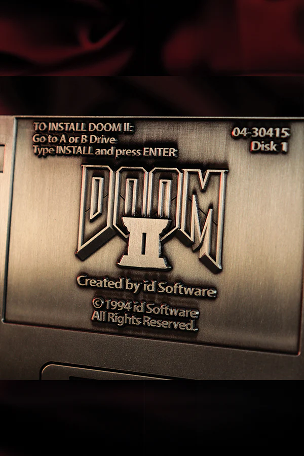 DOOM 2 Commemorative Floppy Disk (Antique Silver Edition) - Image 4