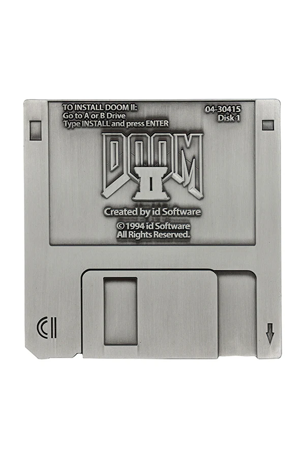 DOOM 2 Commemorative Floppy Disk (Antique Silver Edition) - Image 5
