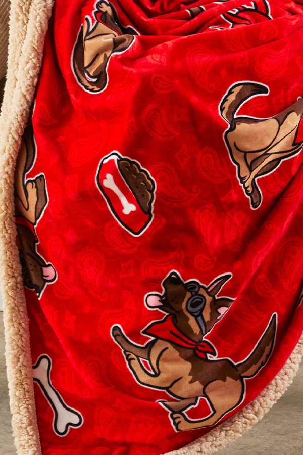 Fallout Dogmeat Toss Throw Blanket - Image 4