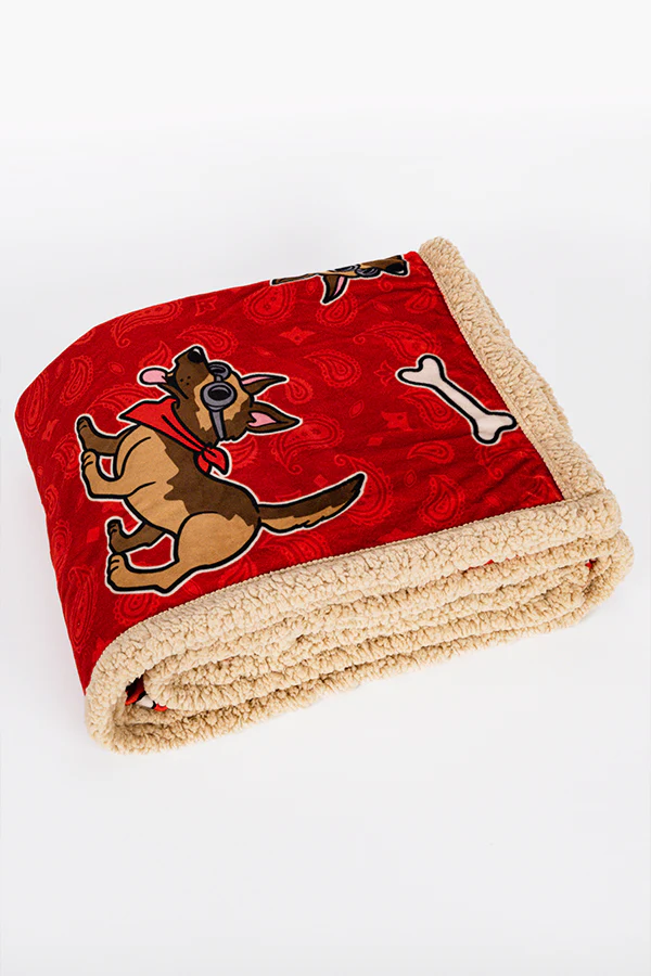 Fallout Dogmeat Toss Throw Blanket - Image 6