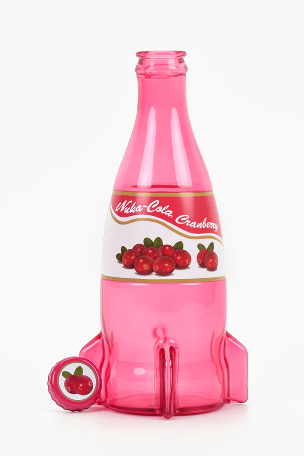 Fallout Nuka-Cola Cranberry Glass Bottle & Caps - Image 10