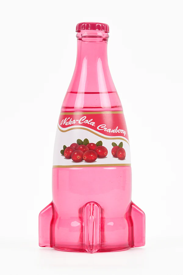 Fallout Nuka-Cola Cranberry Glass Bottle & Caps - Image 6