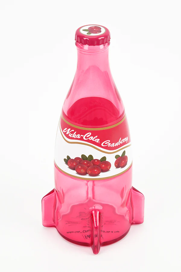 Fallout Nuka-Cola Cranberry Glass Bottle & Caps - Image 7