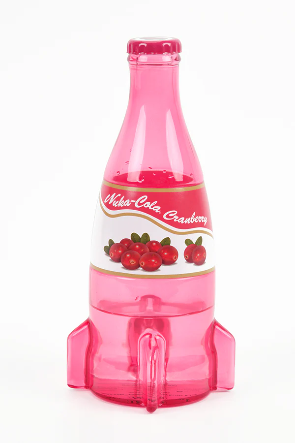 Fallout Nuka-Cola Cranberry Glass Bottle & Caps - Image 8