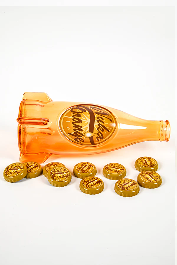 Fallout Nuka-Cola Orange Glass Bottle & Caps - Image 5