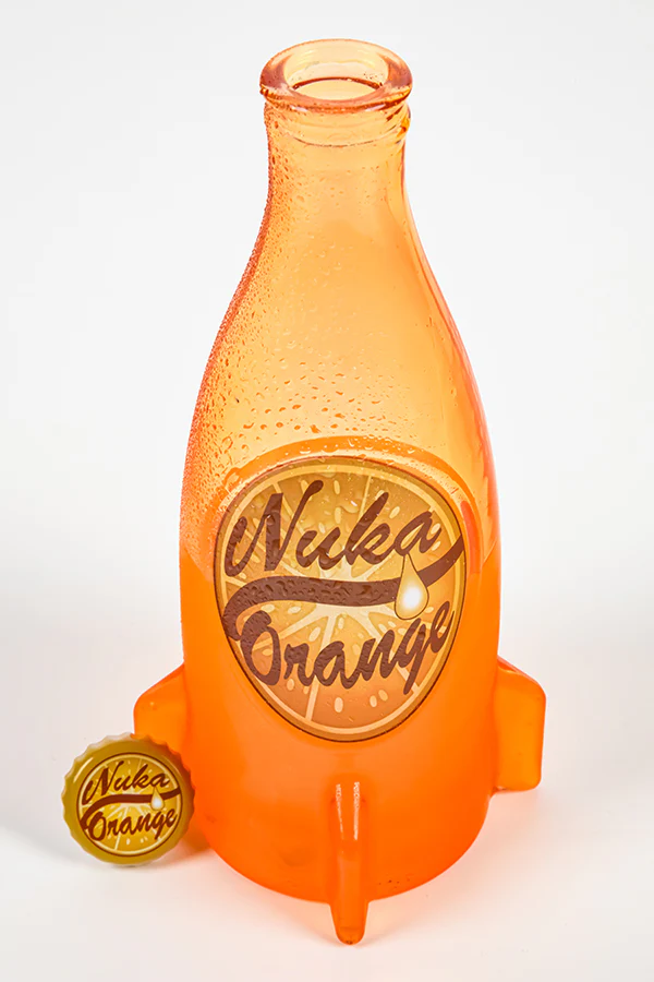 Fallout Nuka-Cola Orange Glass Bottle & Caps - Image 8