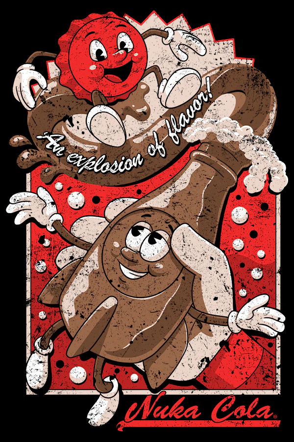 Fallout Nuka-Cola Vintage Ad Tee - Image 4