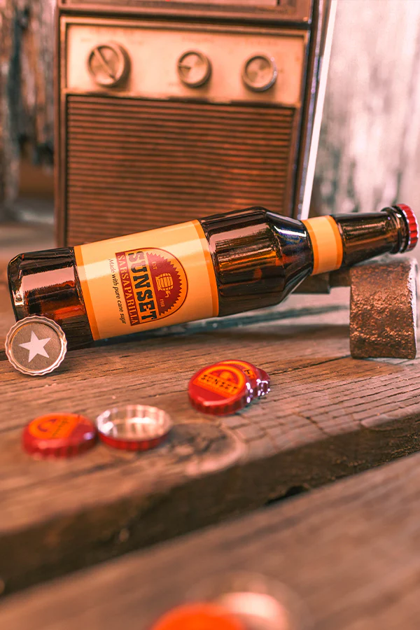 Fallout Sunset Sarsaparilla Glass Bottle & Bottle Caps - Image 3
