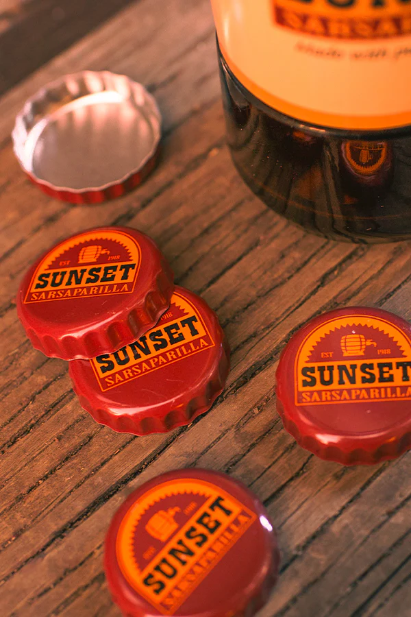 Fallout Sunset Sarsaparilla Glass Bottle & Bottle Caps - Image 5