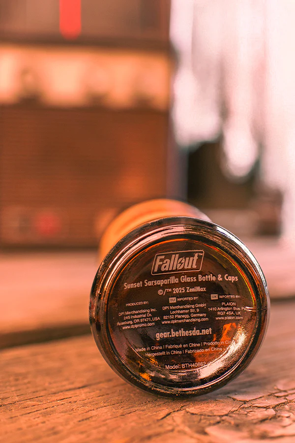 Fallout Sunset Sarsaparilla Glass Bottle & Bottle Caps - Image 9