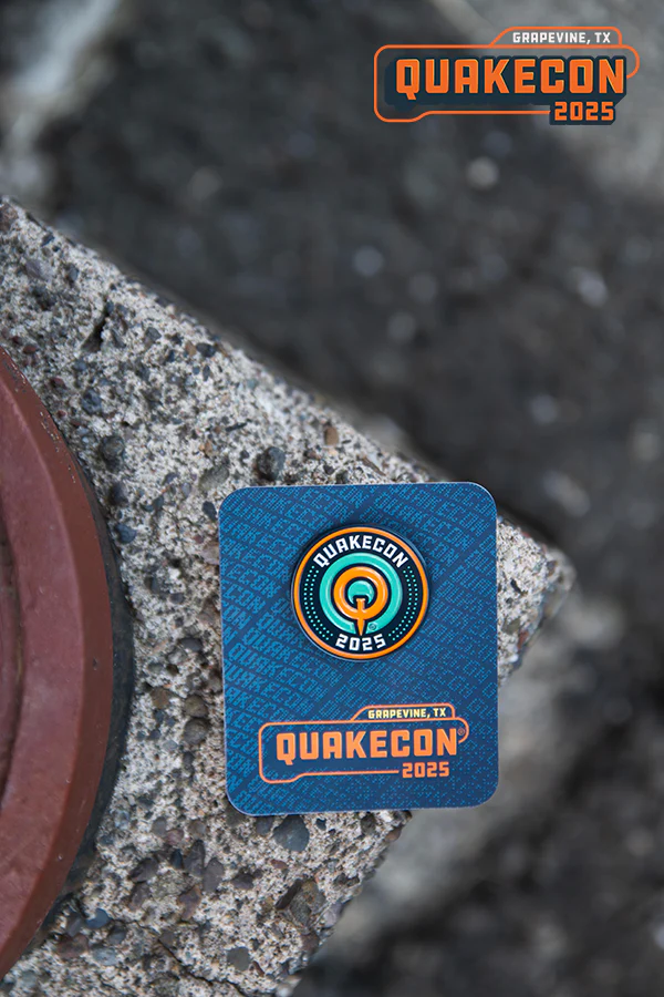 QuakeCon 2025 Enamel Pin - Image 3