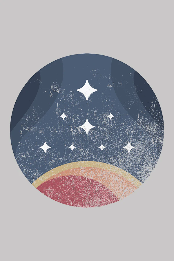 Starfield Retro Constellation Tee - Gray - Image 4