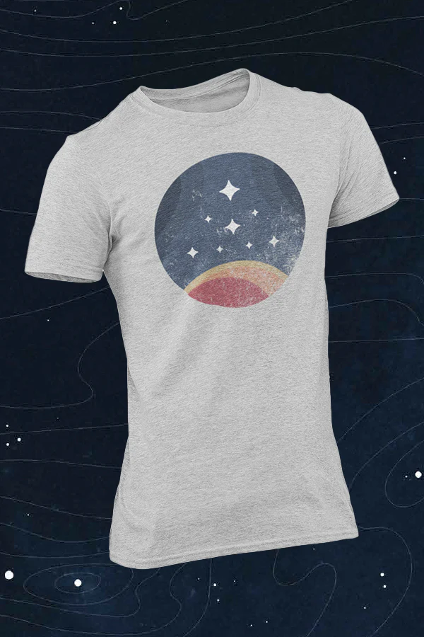 Starfield Retro Constellation Tee - Gray - Image 5