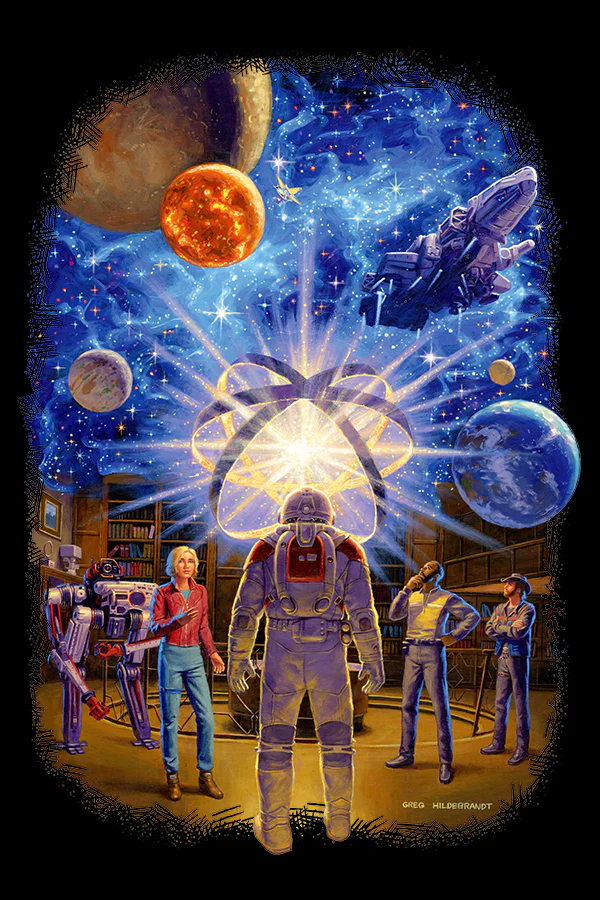 Starfield Secrets of the Universe by Greg Hildebrandt Tee - Image 5