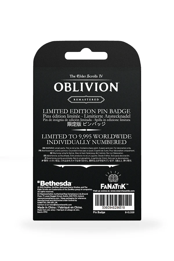 The Elder Scrolls IV: Oblivion Adoring Fan Pin Badge - Image 4
